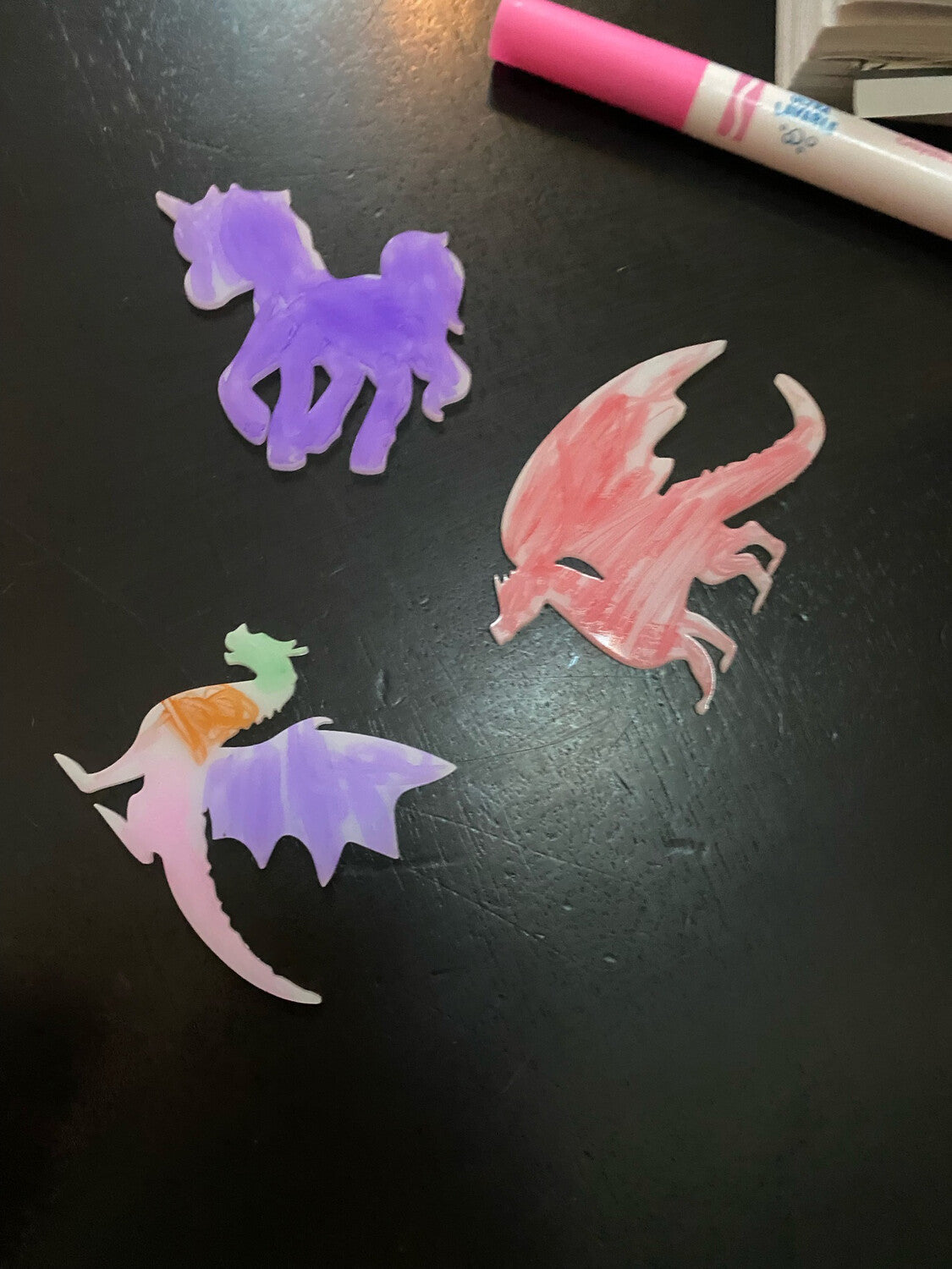 Dragon Acrylic Pieces (8 Count)